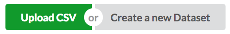 Create dataset button