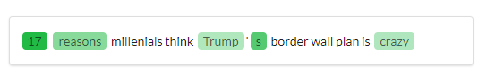 Highlighted words