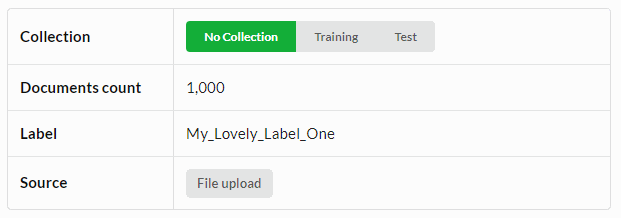 Selecting collection