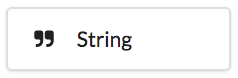 String button